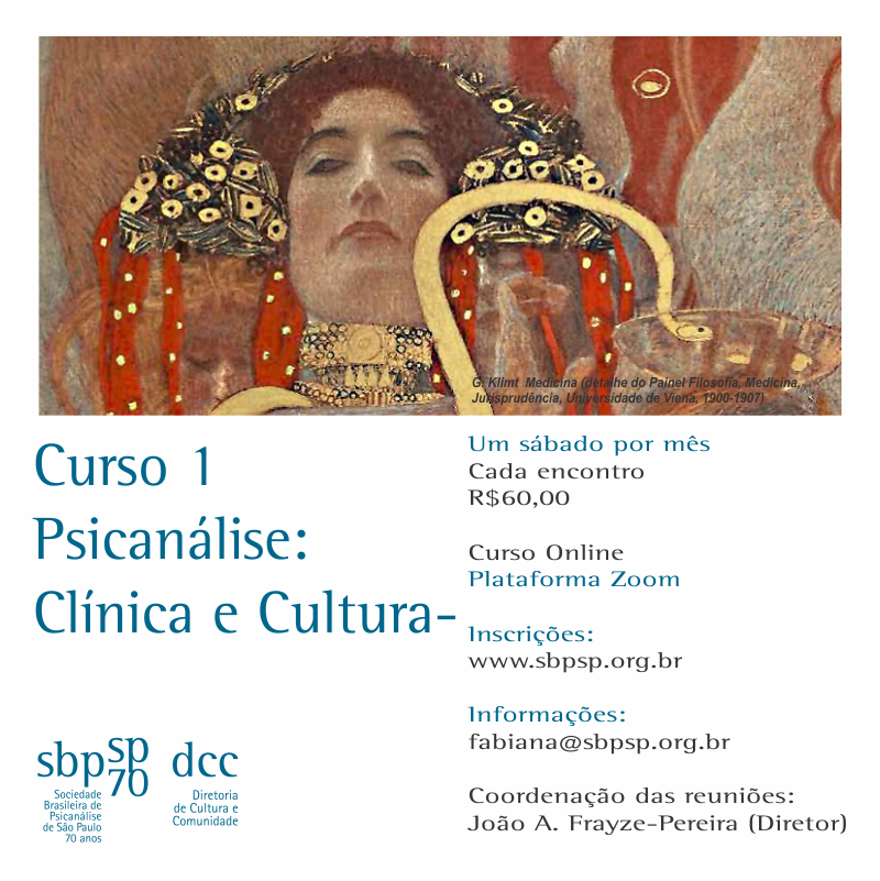 Curso 1 Psicanálise: Clínica e Cultura