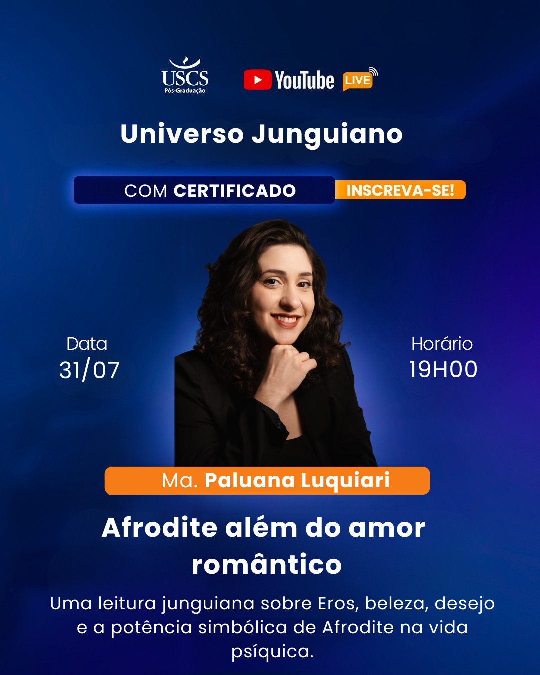 Live | Afrodite al&eacute;m do amor rom&acirc;ntico