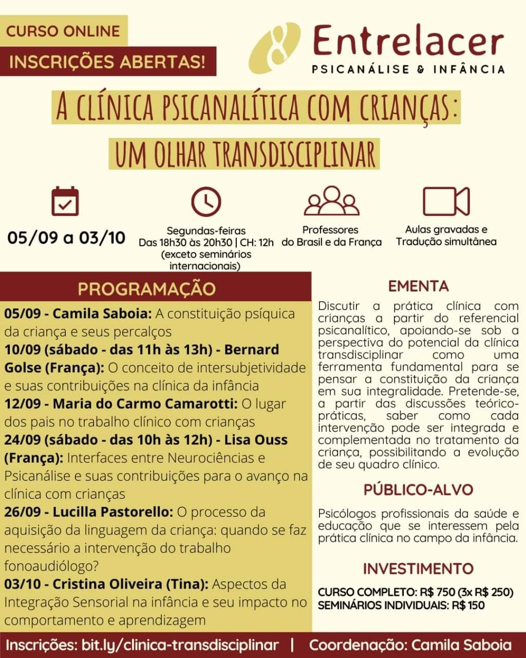 A clínica psicanalítica com crianças: um olhar transdisciplinar