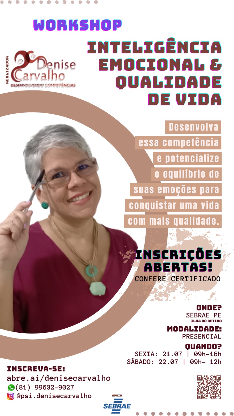 Workshop Inteligência Emocional e Qualidade de Vida